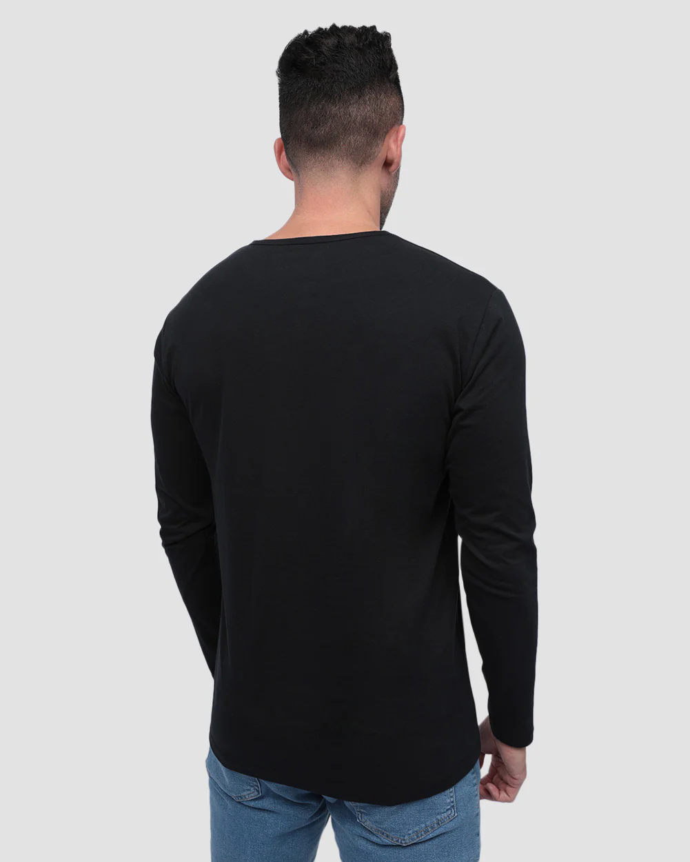 Long Sleeve Henley Tee - Branded - Image 18