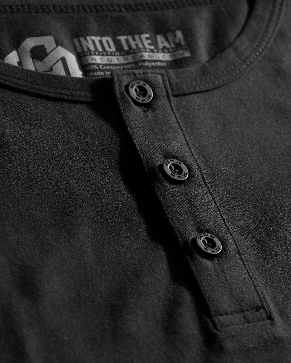 Long Sleeve Henley Tee - Branded - Image 19