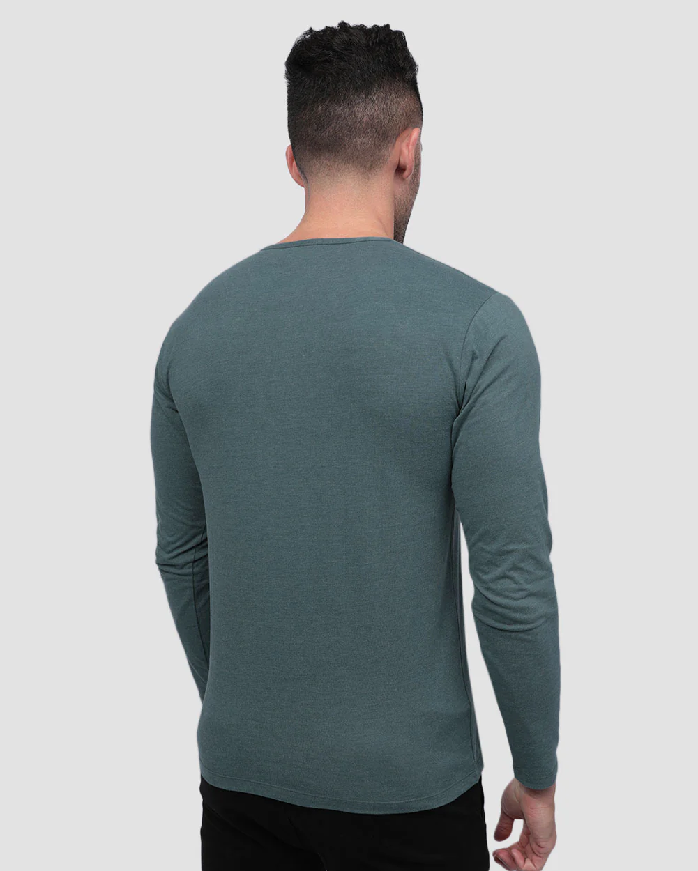 Long Sleeve Henley Tee - Branded - Image 46