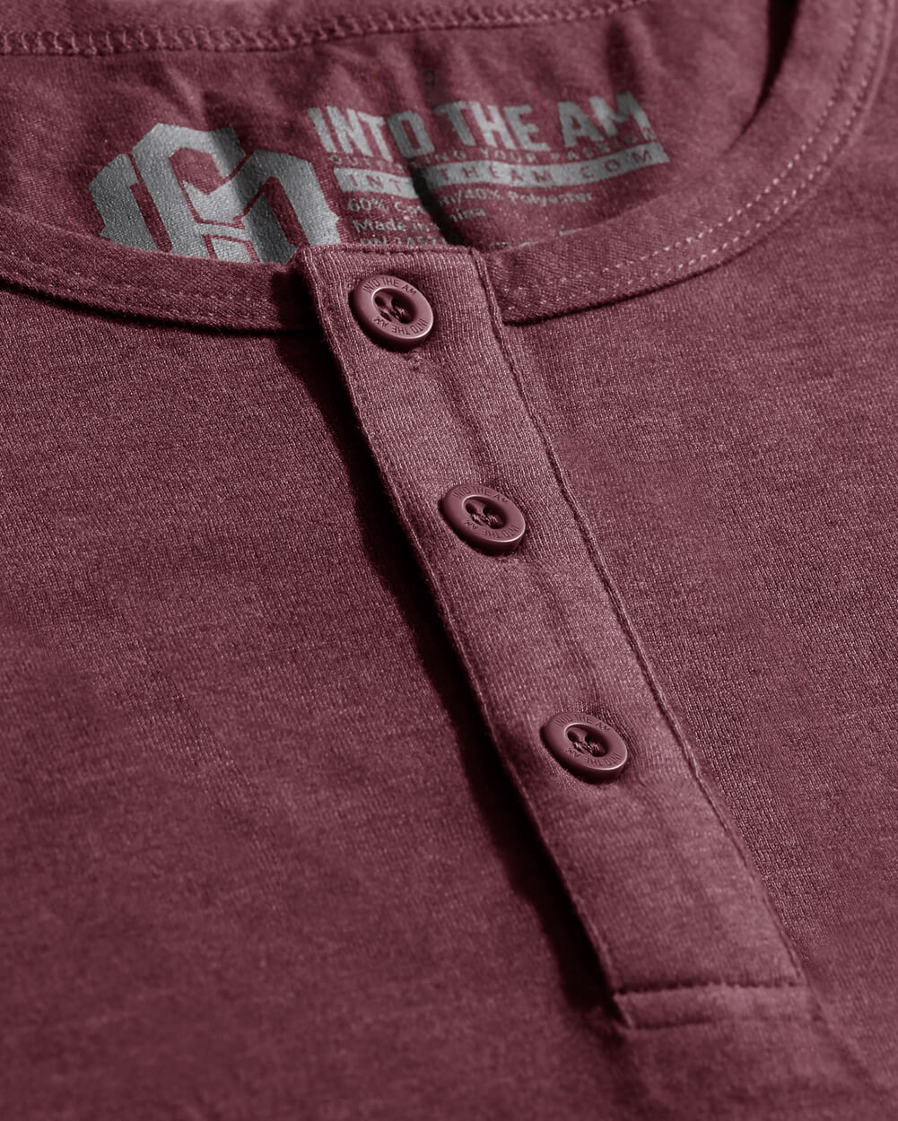 Long Sleeve Henley Tee - Branded - Image 56