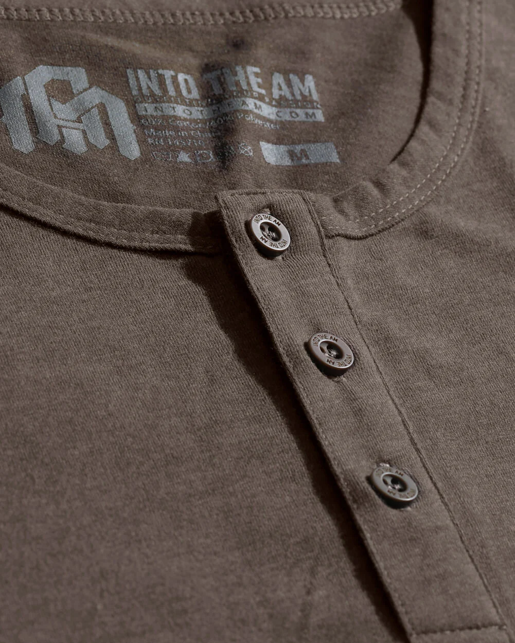 Long Sleeve Henley Tee - Branded - Image 62