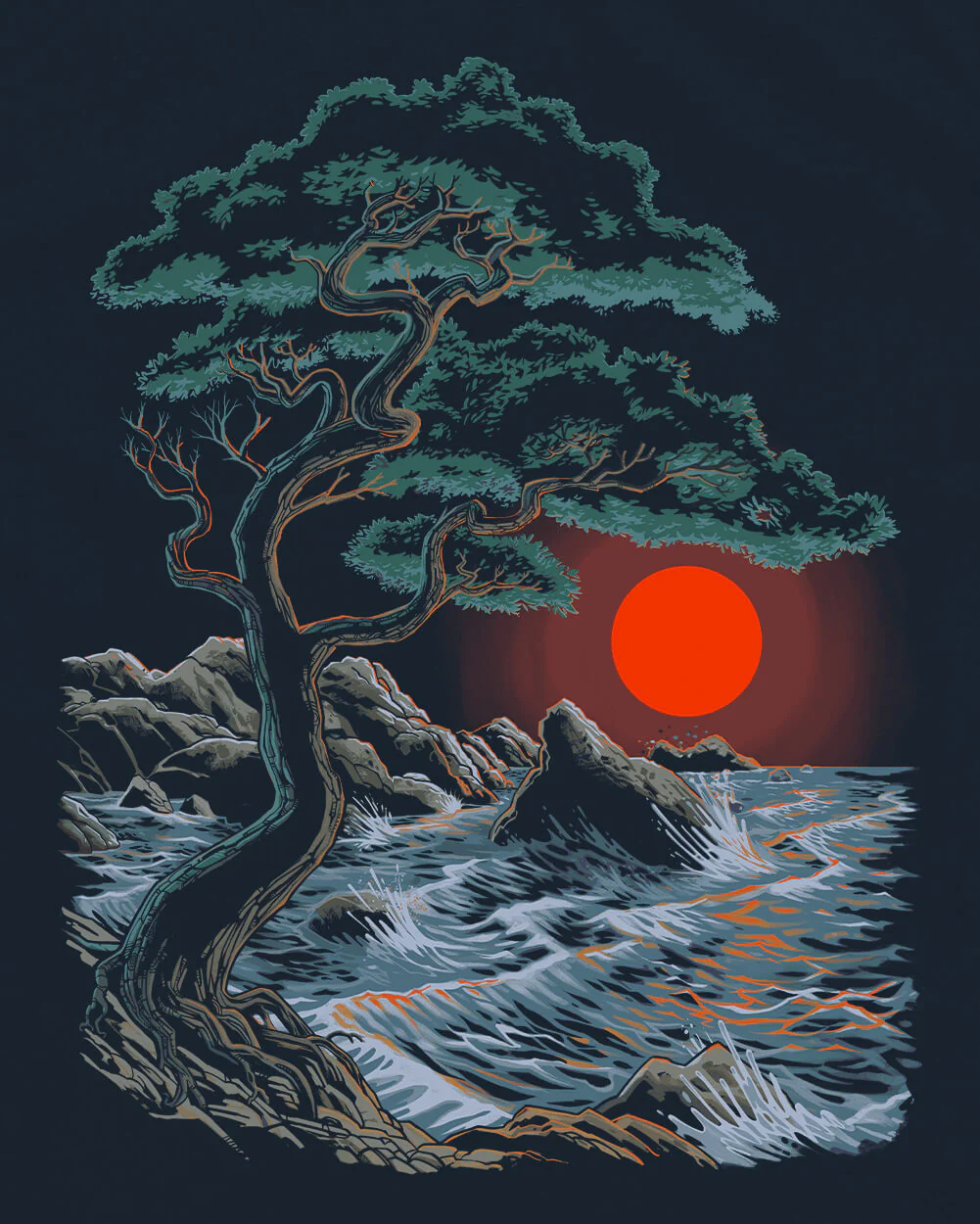 Crimson Coast Tee - Image 3