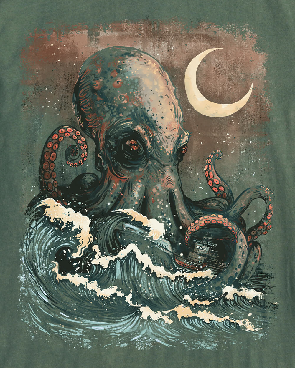 Deep Siege Vintage Tee - Image 3