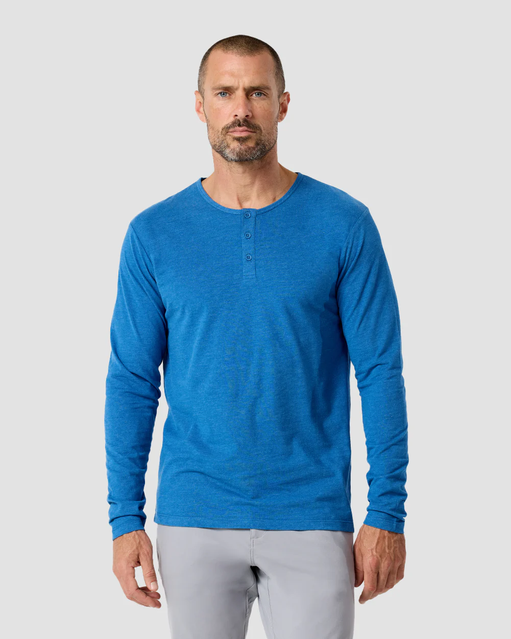 Long Sleeve Henley Tee - Non-Branded - Image 37
