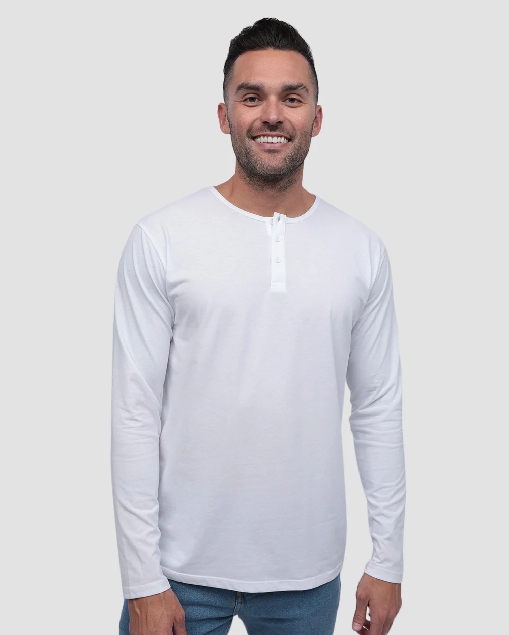 Long Sleeve Henley Tee - Non-Branded - Image 44
