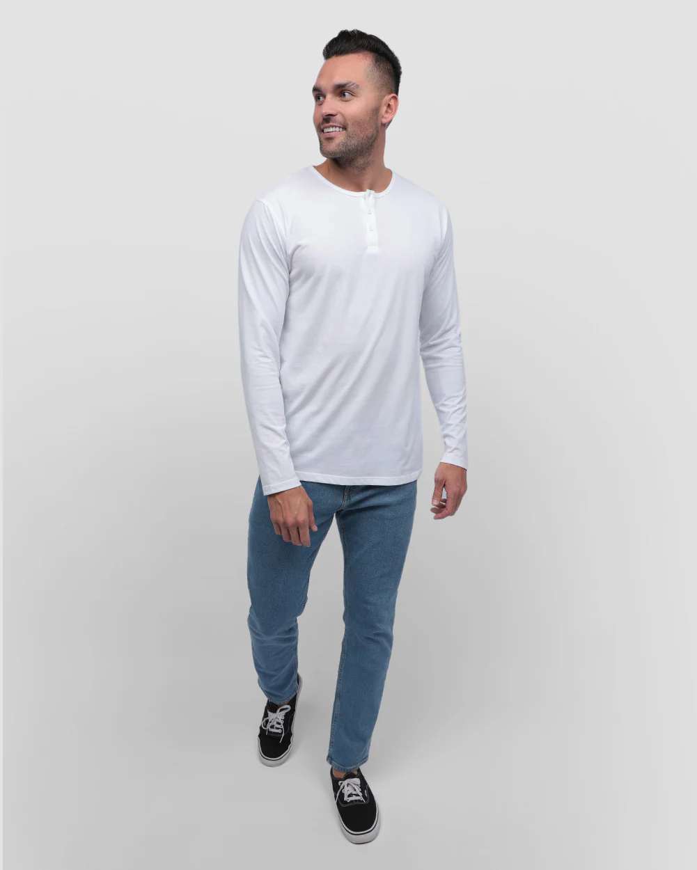 Long Sleeve Henley Tee - Non-Branded - Image 45