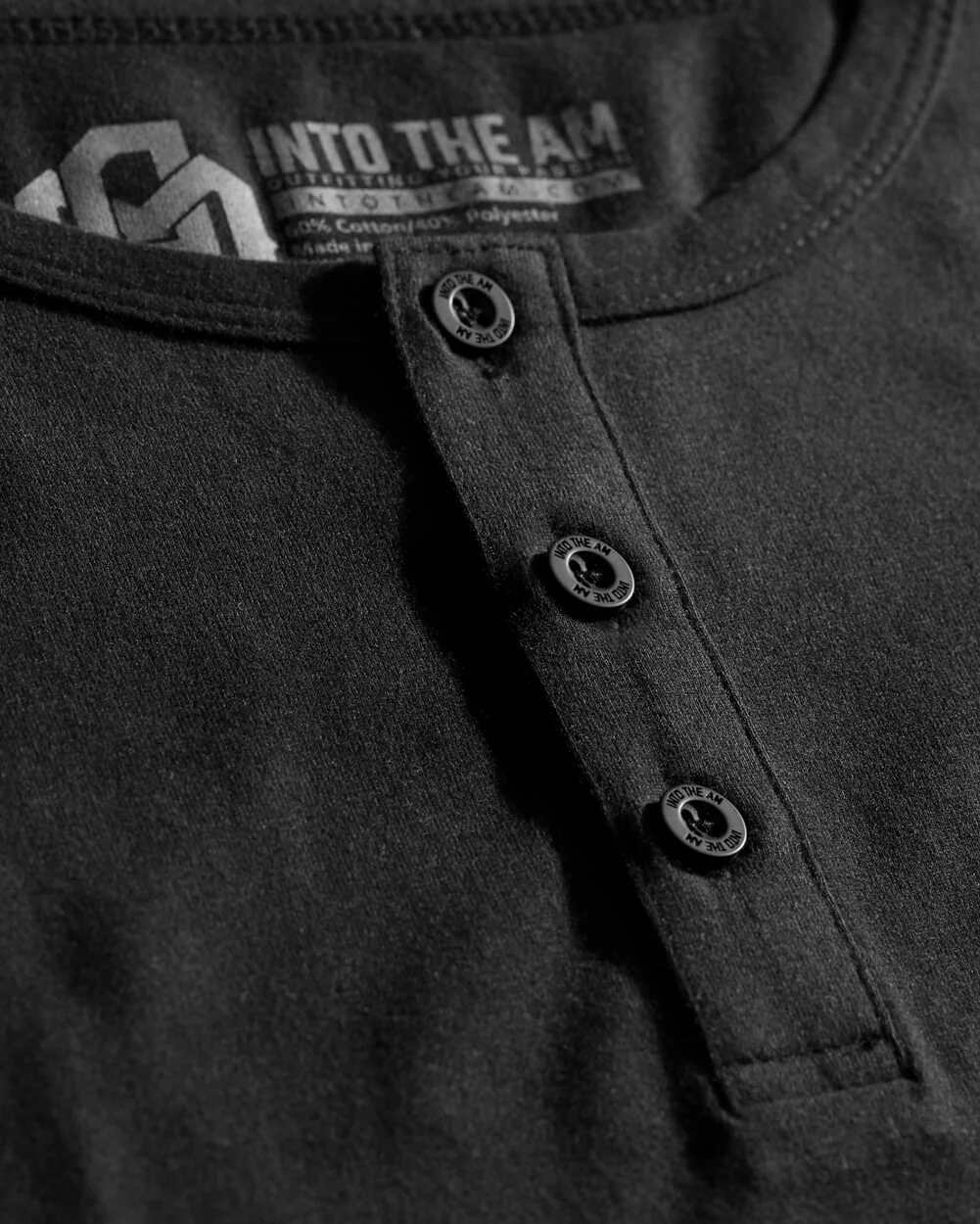 Long Sleeve Henley Tee - Non-Branded - Image 5
