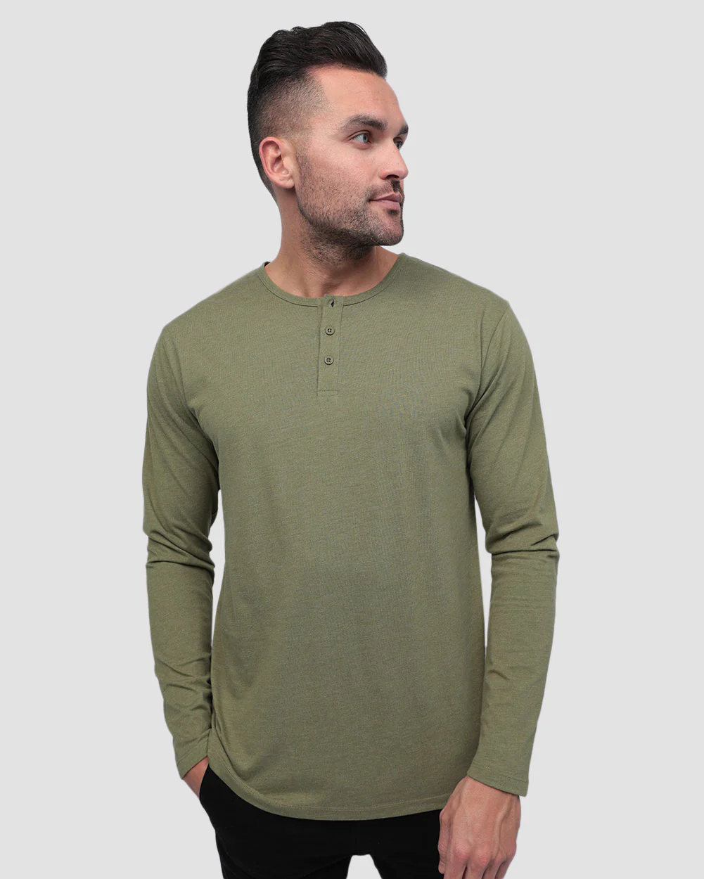 Long Sleeve Henley Tee - Non-Branded - Image 51