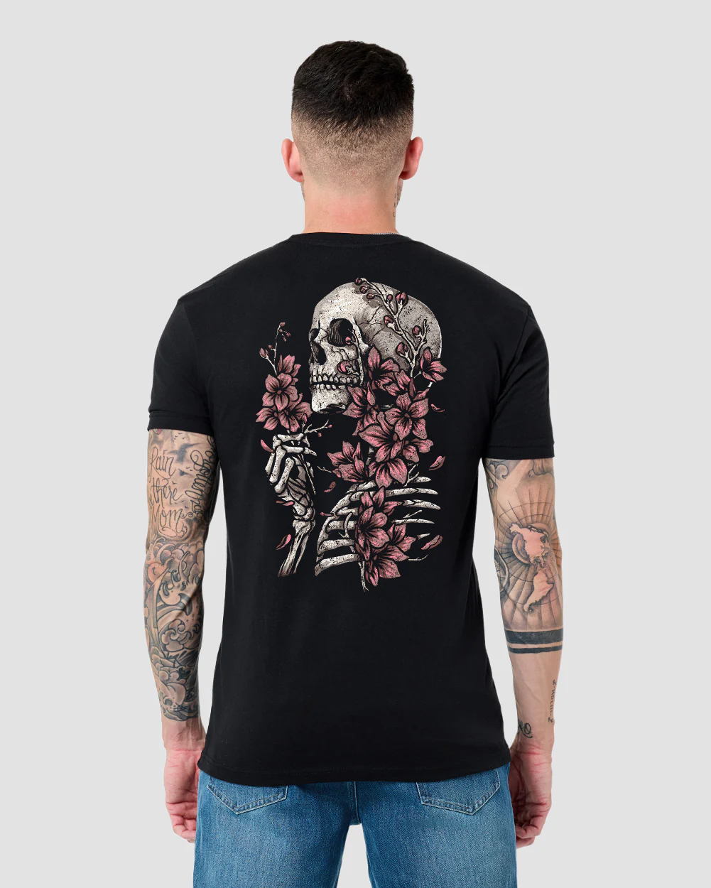 Eternal Blossom Tee - Black - Image 6