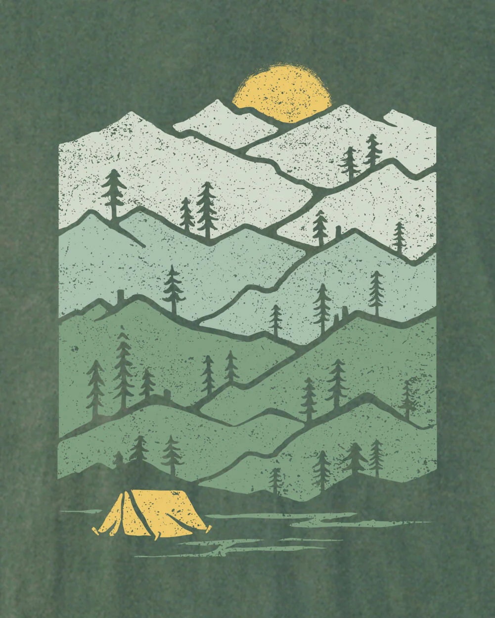 Evergreen Vintage Tee - Image 3