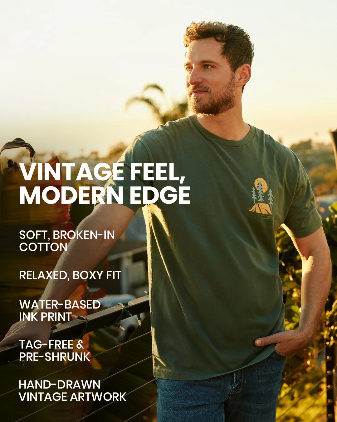 Evergreen Vintage Tee - Image 7