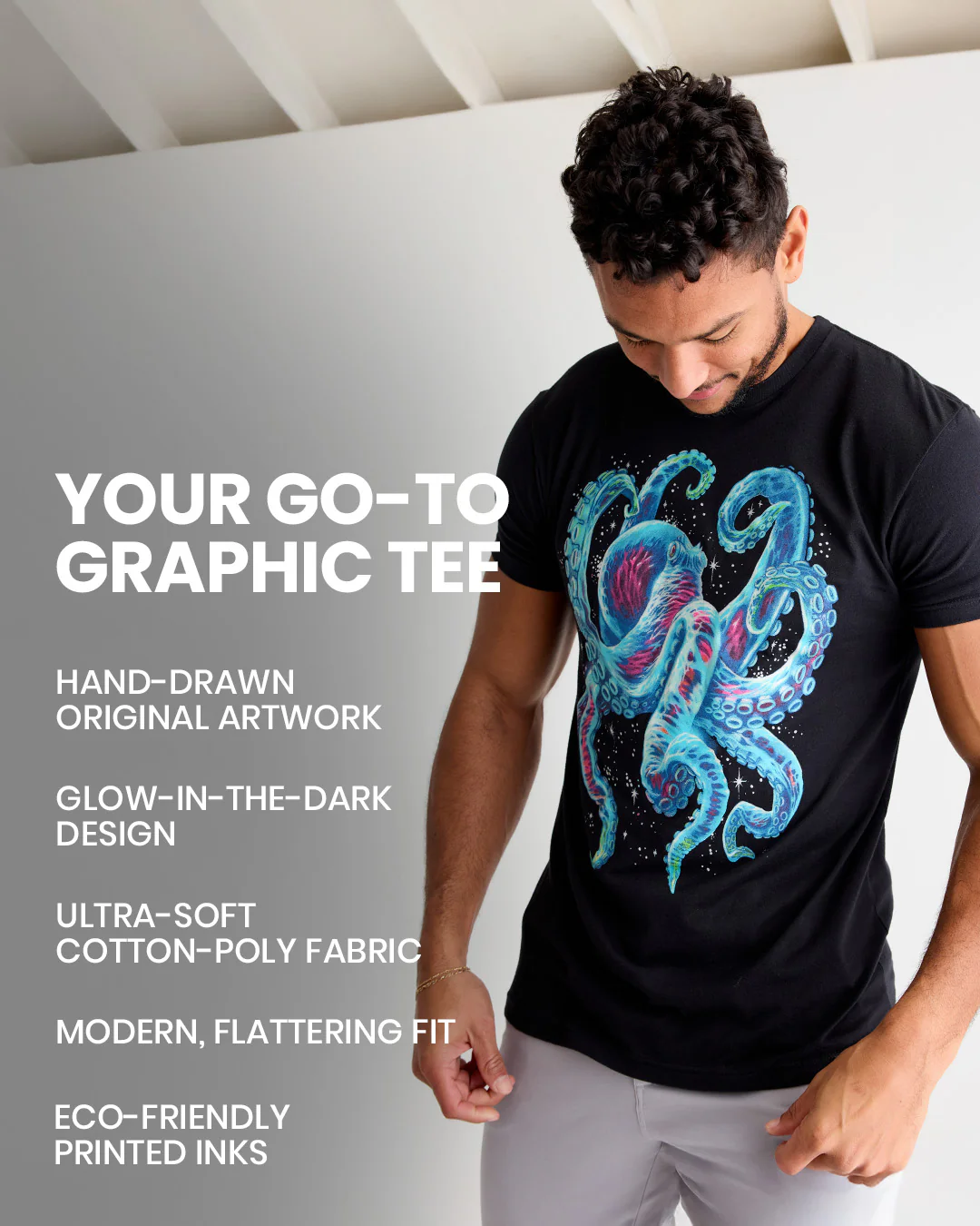 Gleaming Octo Glow-in-the-Dark Tee - Image 7
