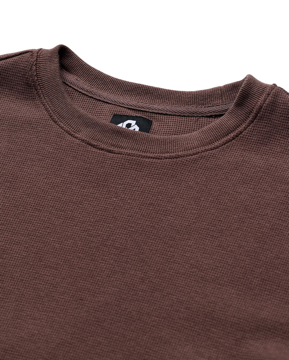 Long Sleeve Waffle Knit Crew - Image 12