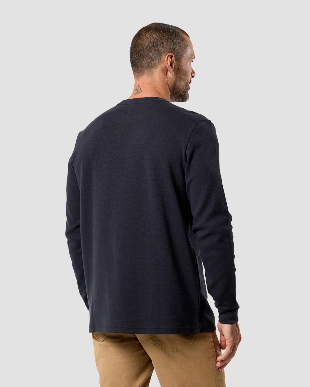 Long Sleeve Waffle Knit Crew - Image 25