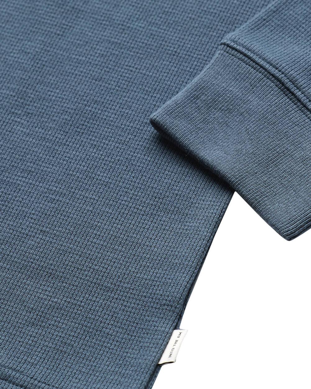 Long Sleeve Waffle Knit Crew - Image 5