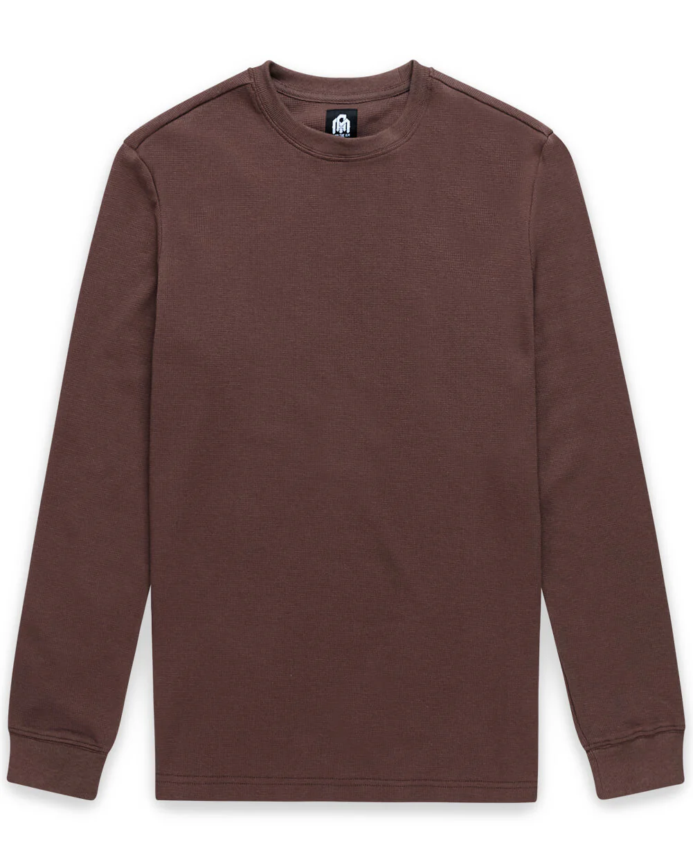 Long Sleeve Waffle Knit Crew - Image 8