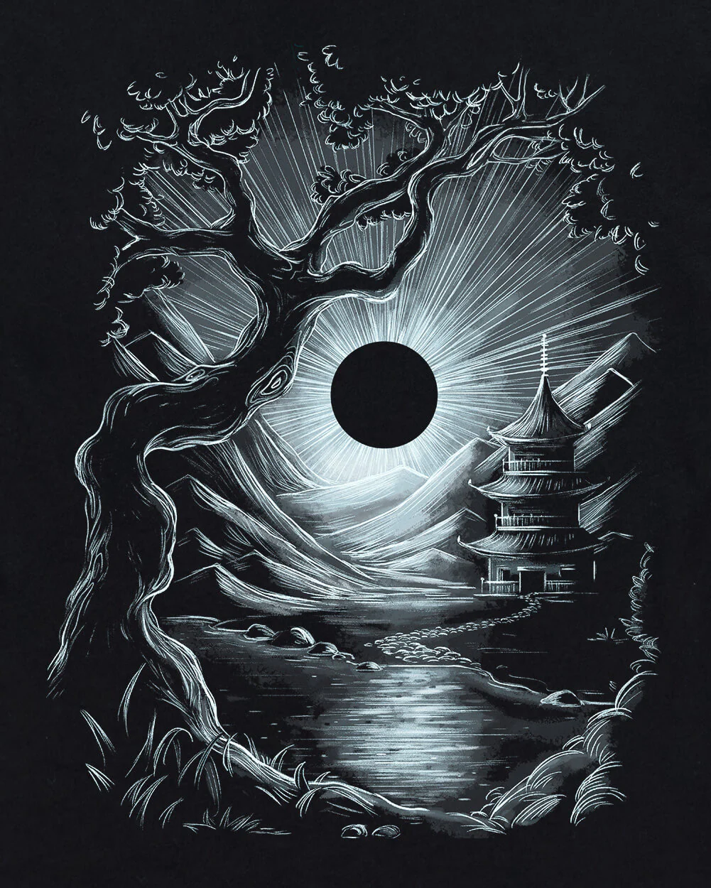 Lunar Refuge Glow-in-the-Dark Tee - Image 4