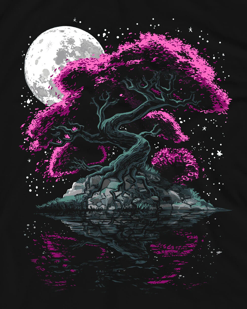 Midnight Bloom Tee - Image 3