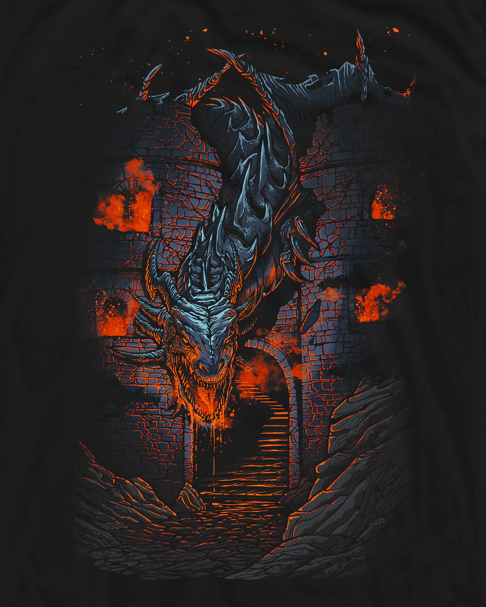 Molten Reign Glow-in-the-Dark Tee - Image 4