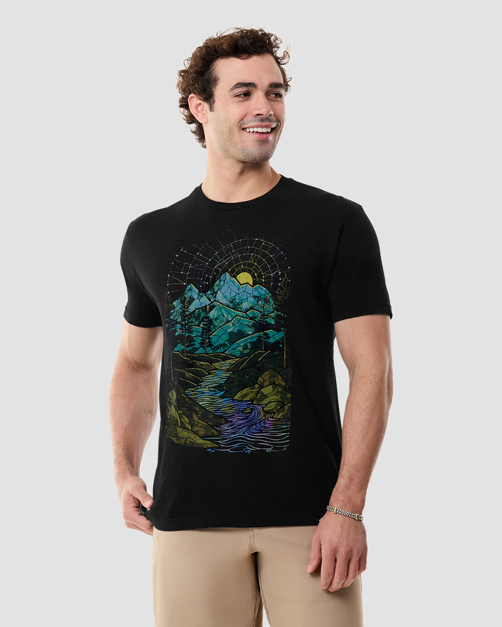 Mountain Mosaic Vintage Tee - Image 2