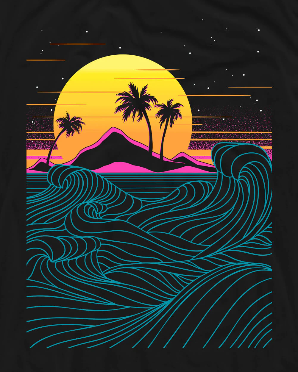 Neon Coast Glow-in-the-Dark Tee - Image 4