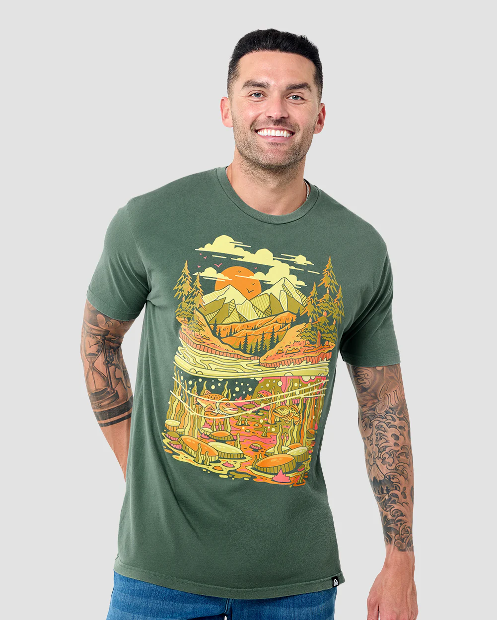 River Depths Vintage Tee - Image 2