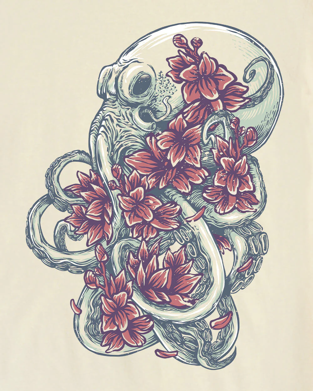 Sea Petals Vintage Tee - Image 3