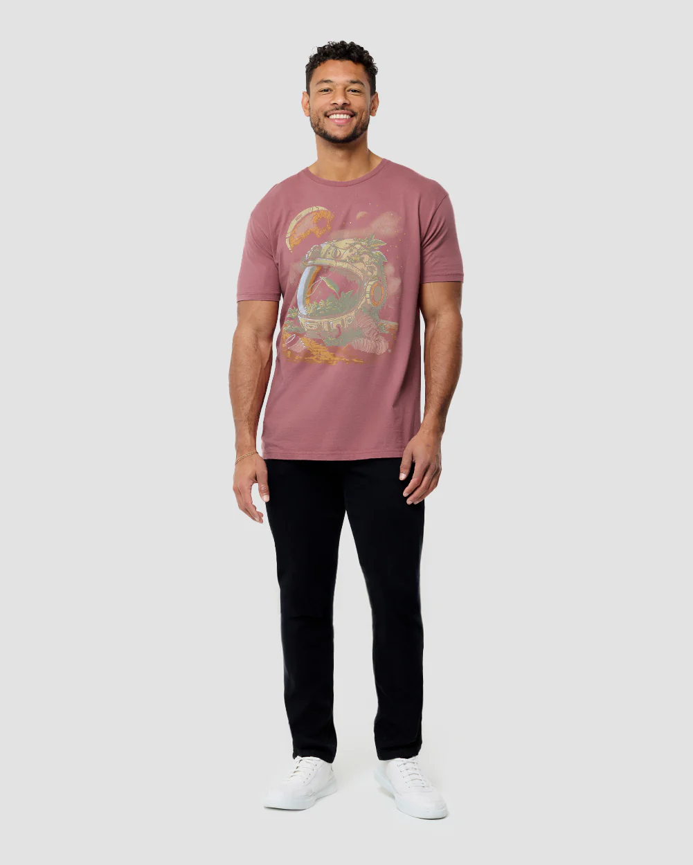 Space Flora Vintage Tee - Image 4