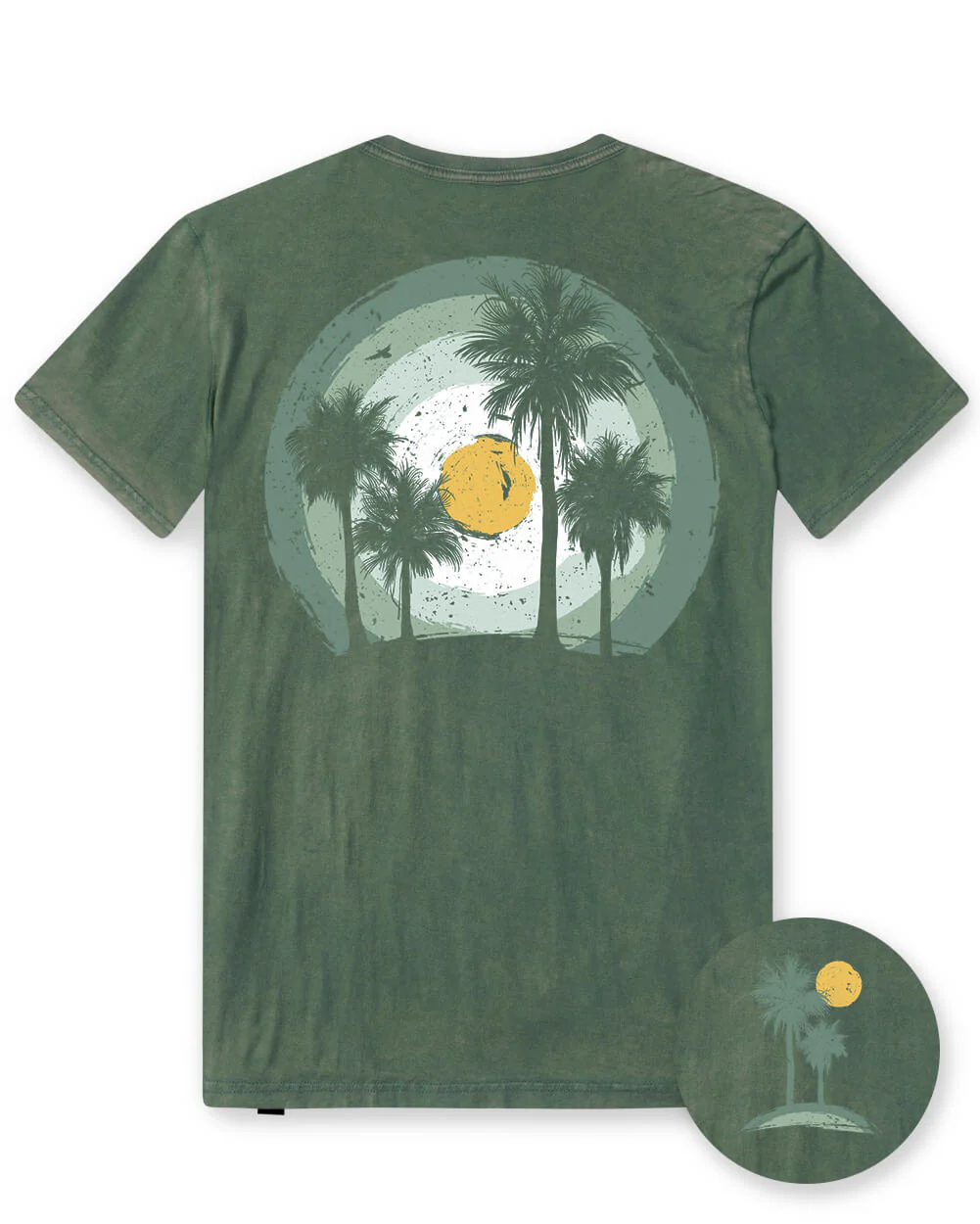 Sunlit Palms Vintage Tee