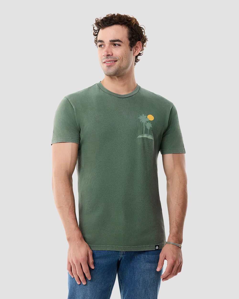 Sunlit Palms Vintage Tee - Image 2