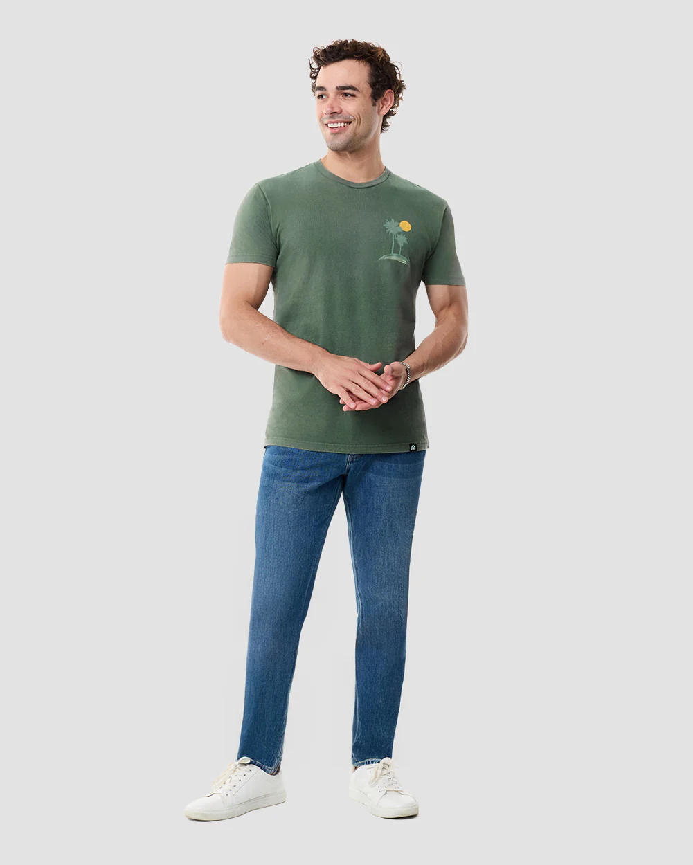Sunlit Palms Vintage Tee - Image 5