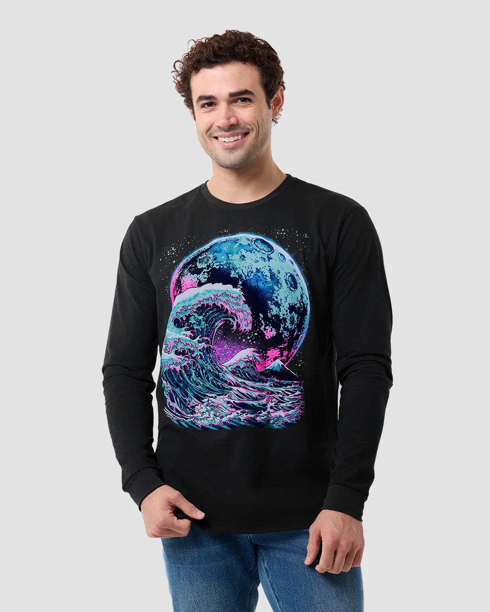 Tidal Surge Glow-in-the-Dark Long Sleeve Tee - Image 3