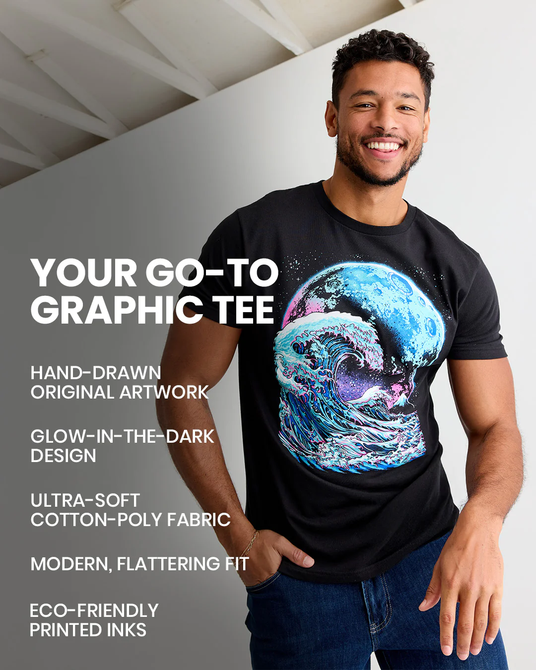 Tidal Surge Glow-in-the-Dark Tee - Image 7