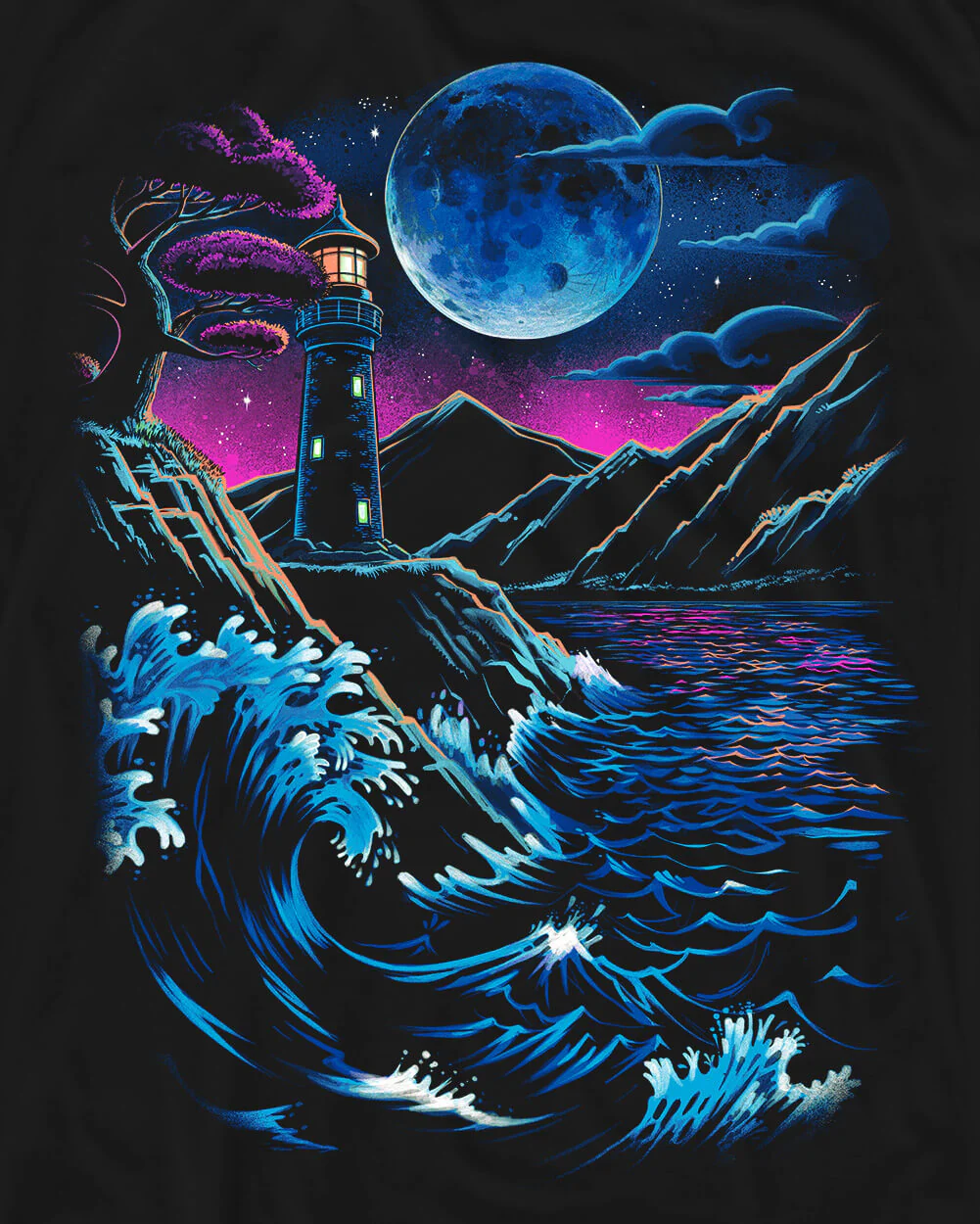 Tidal Watch Glow-in-the-Dark Tee - Image 4