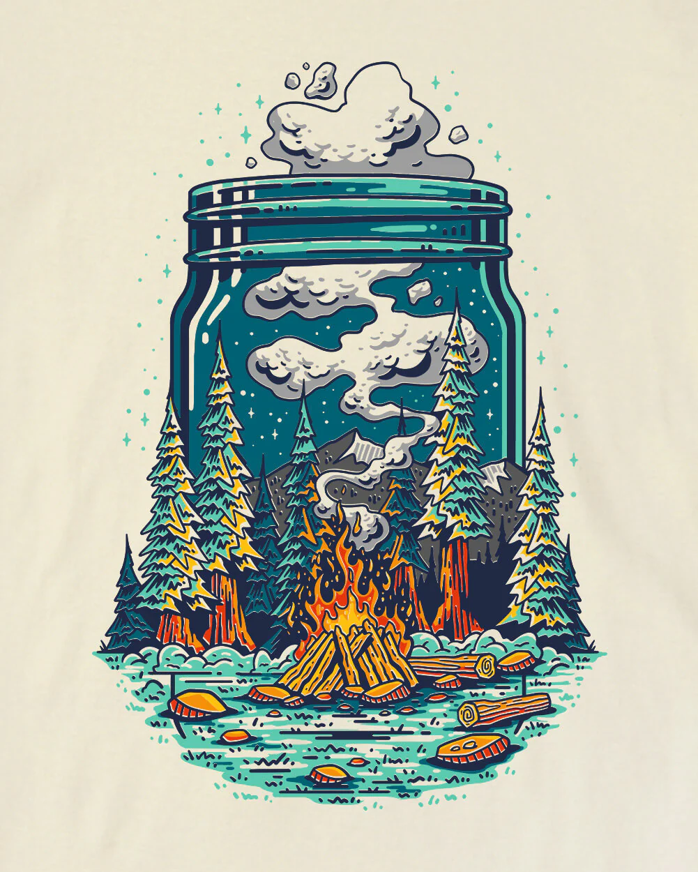 Wild Retreat Vintage Tee - Image 3